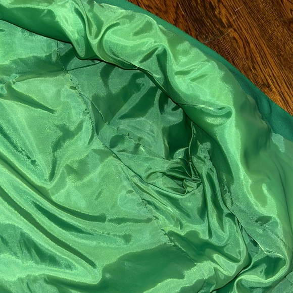 TIPSY ELVES Women’s Gaudy Ornament Green Garland Christmas party Blazer Sz M NWT - Picture 9 of 12